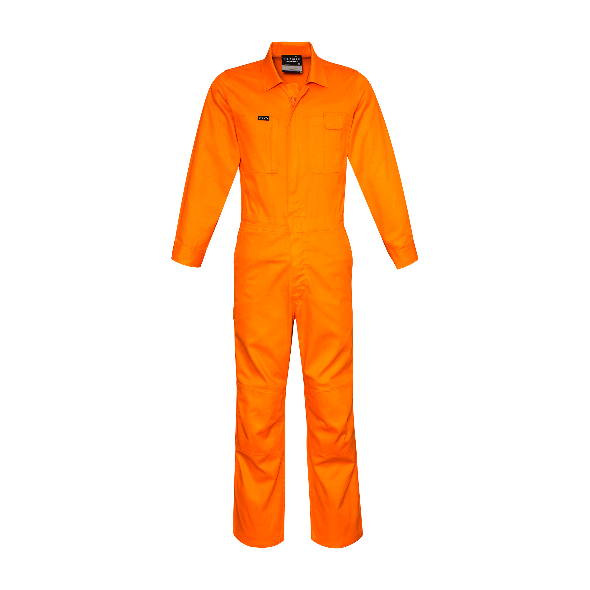 ZC560_Mens_Lightweight_Cotton_Drill_Overall_orange