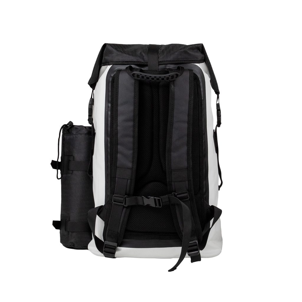 VMG_Chatham_Waterproof_Backpack_White_Black_Back