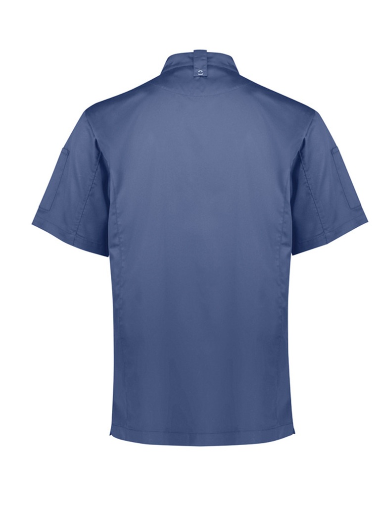 Mens Alfresco Short Sleeve Chef BLUE BACK