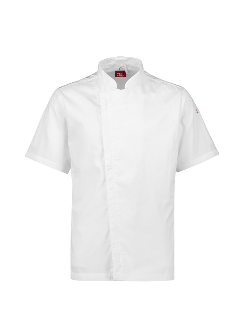Mens Alfresco Short Sleeve Chef Jacket