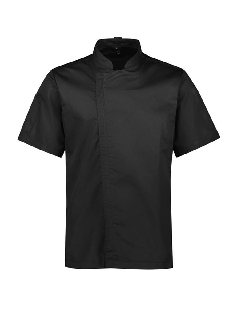 Mens Alfresco Short Sleeve Chef black