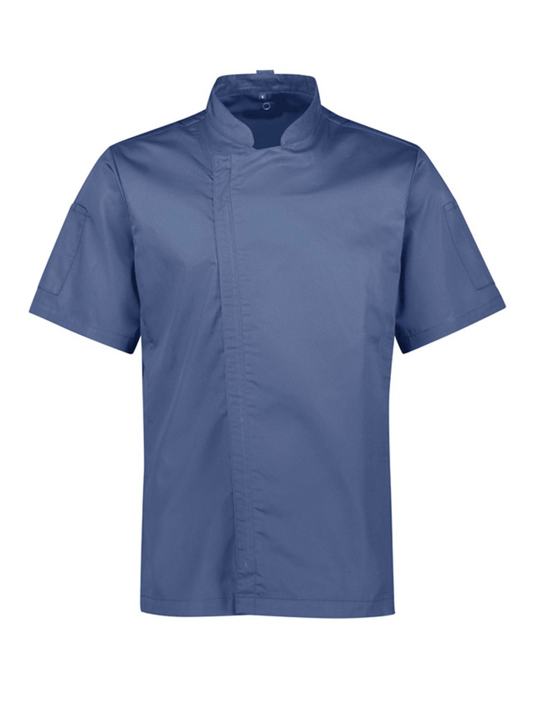 Mens Alfresco Short Sleeve Chef blue